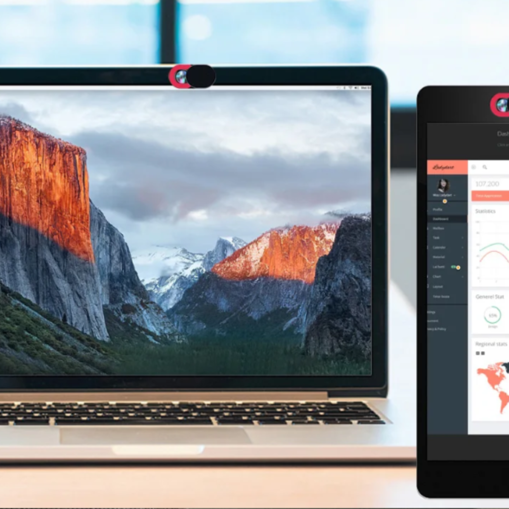 "Ultra-thin universal webcam cover slide for laptop and tablet camera security - YourStation - Buy with crypto: Bitcoin, Ethereum and more