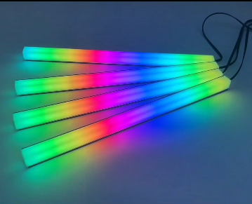 aura bar 43 led rainbow flow effect